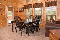 View from rental cabin near Pigeon Forge